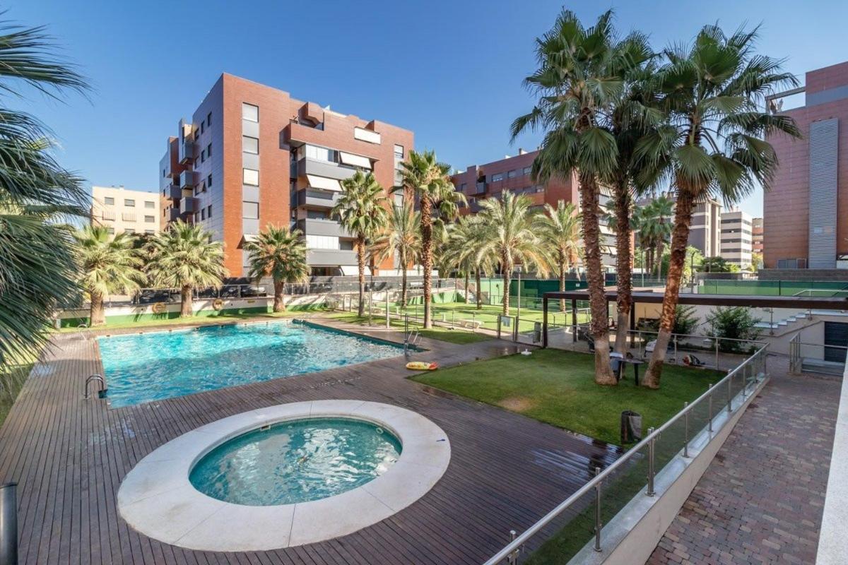 Apartamento Forum-Ciencias Con Piscina, Gym & Parking Granada Exterior foto